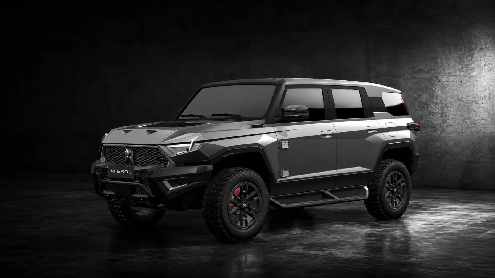 MHERO electric 4x4 SUV built for cold-weather driving in Lebanon