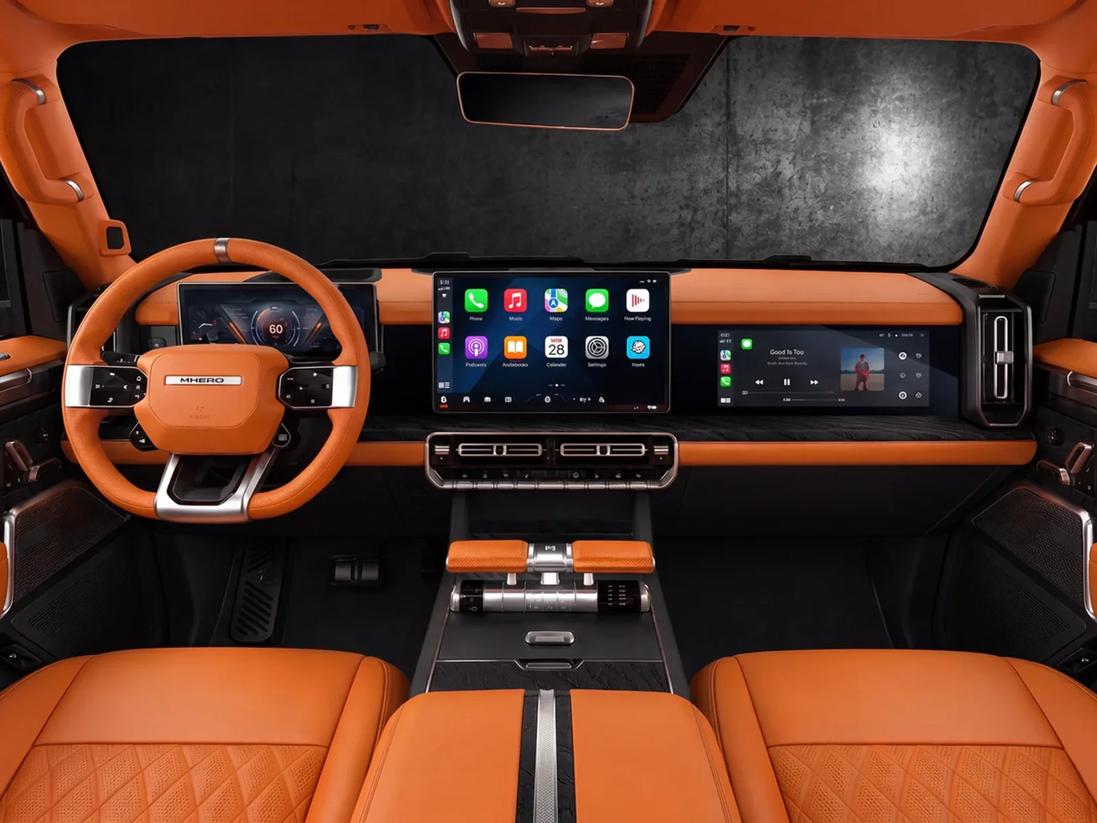 MHERO 1 interior — Heritage Caramel